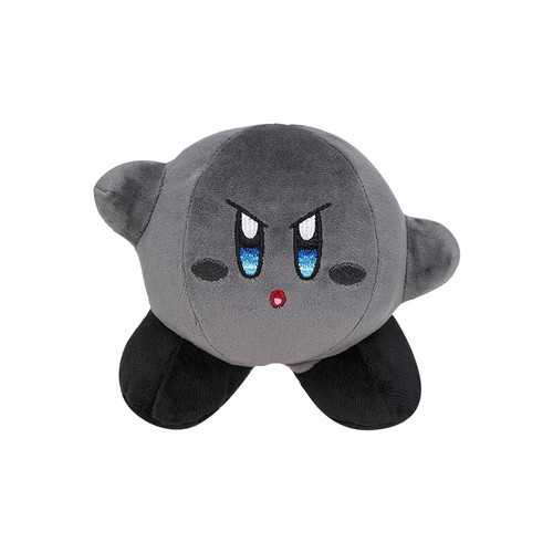 Kirby Super Star Plush Toys Grey Black Kirby Stuffed Doll Collection Kid Gift 6" - Picture 1 of 11