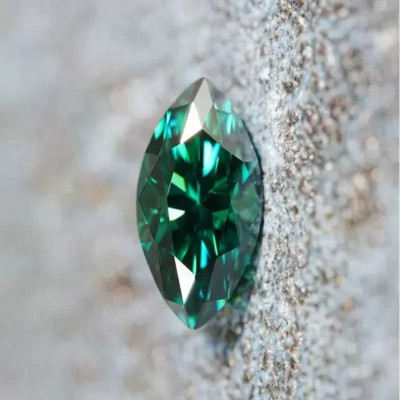 1.70 Ct Natural Green Diamond Marquise Shape VVS1 D Grade Certified C67