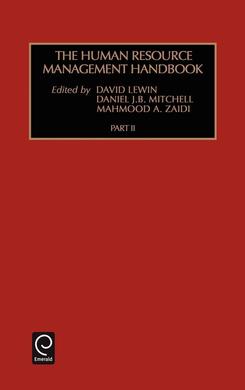 Thumbnail - Daniel J. B. Mitchell | Human Resource Management Handbook - Vol.2 |
