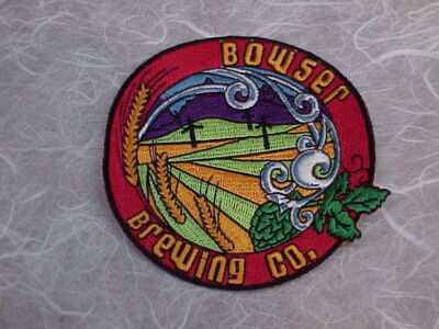 BOWSER BREWING Brewery Patch For shirt,hat backpack  sew on