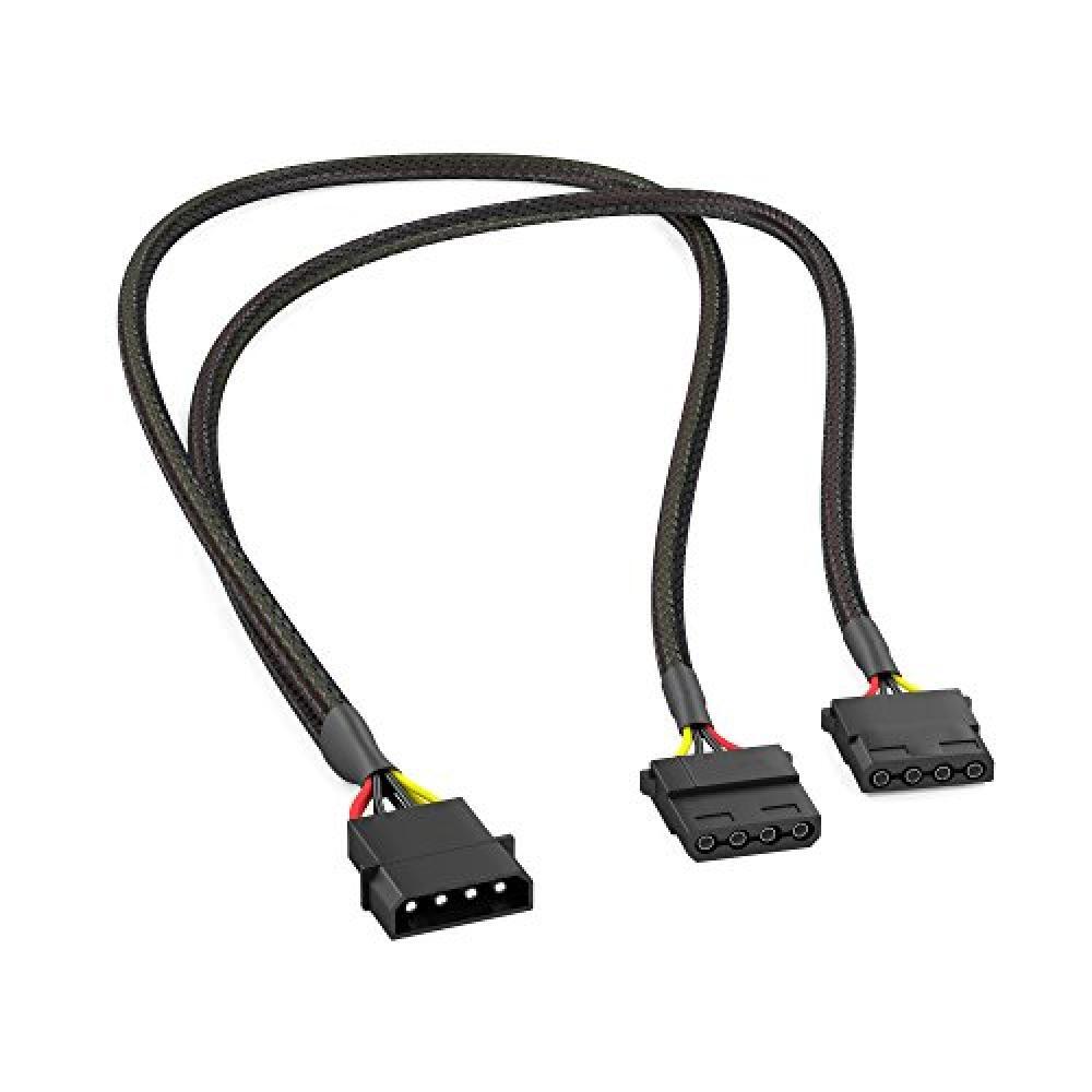 (TG. Molex Y-Kabel) KabelDirekt 30cm Cavo Molex a 4-Pin Molex su Cavo a Y 2X 4 P
