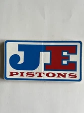 Original Vintage NOS JE Pistons Sticker ~4x7.5” (6T)