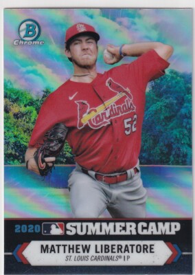 2021 BOWMAN CHROME RC MATTHEW LIBERATORE STL CARDINALS SUMMER CAMP INSERTS S3504