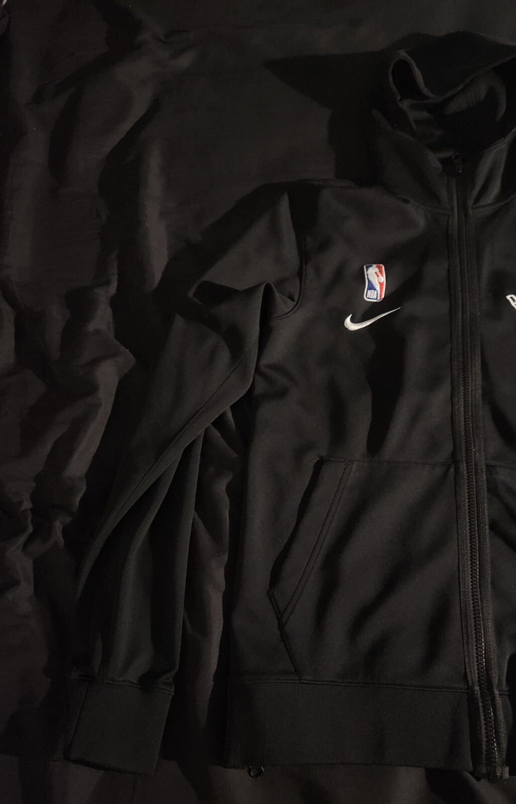 SACAI X NIKE Felpa con cappuccio e zip intera uomo Brooklyn Nets Nike nera Showtime Performance taglia media