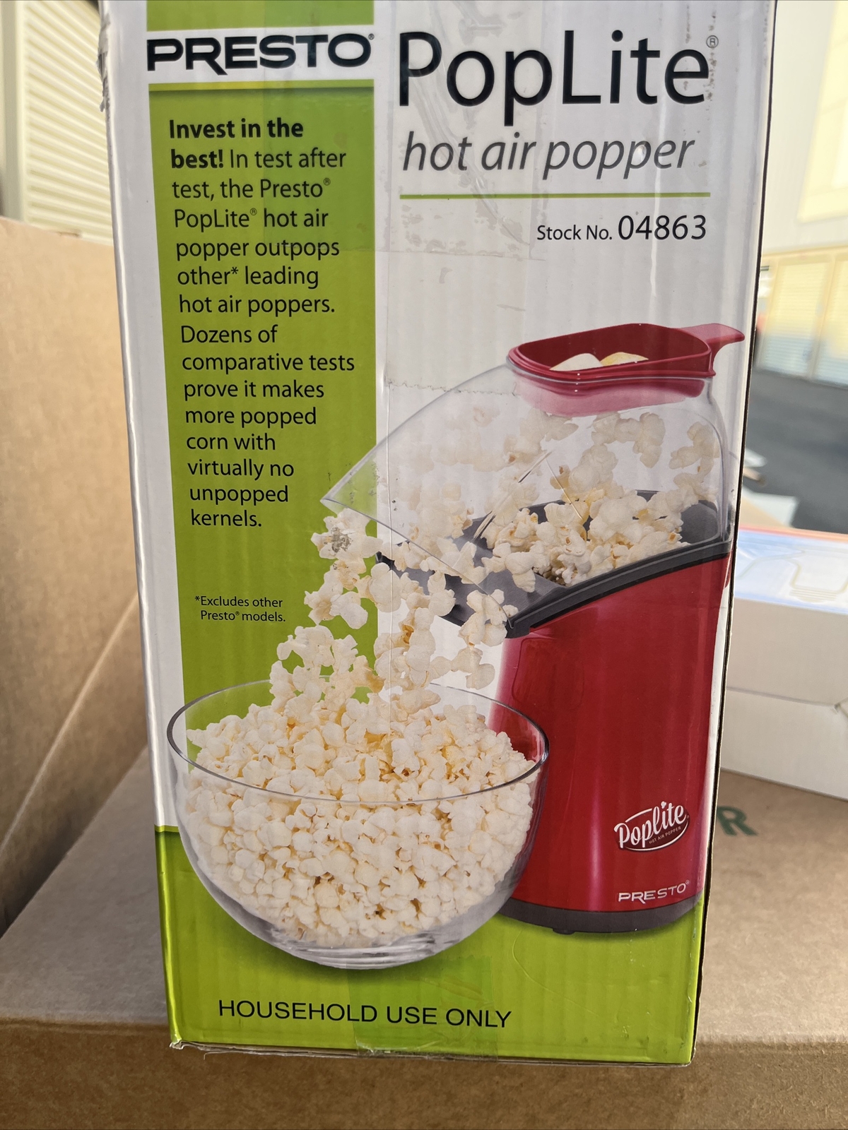 popcorn machine test