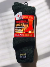 Insulated Thermal Socks Polar Extreme Mid Calf Extra Thick Shoe Size 9-12