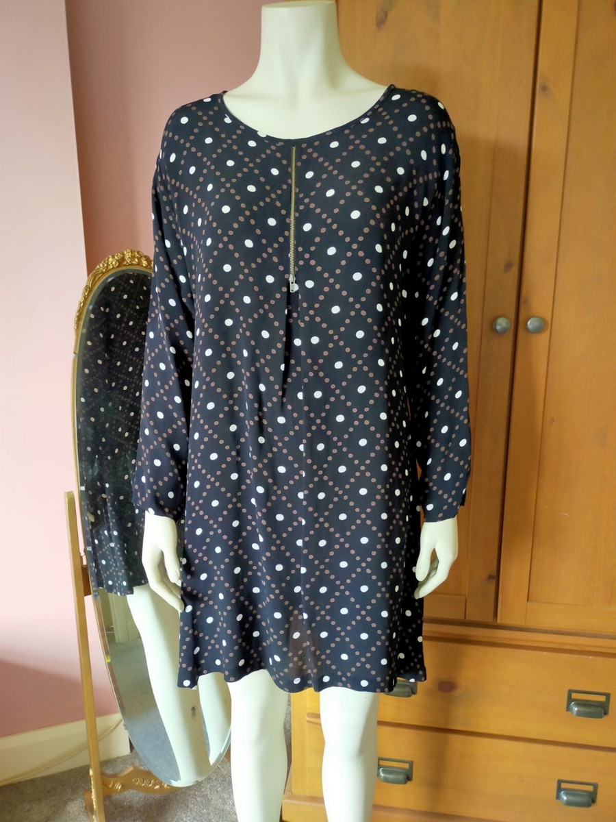 MASAI CLOTHING LONG TUNIC TOP DRESS BLACK VISCOSE NEW WITHOUT TAGS