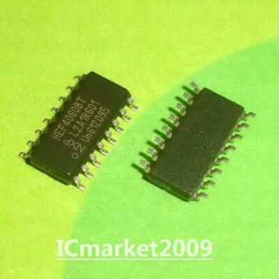 20 PCS HEF4060BT SOP-16 Ripple-Carry Binary Counter/Divider and Oscillator Chip 