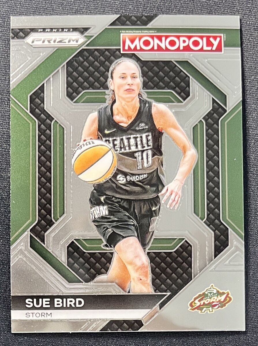 Sue Bird 2024 Panini Prizm Monopoly WNBA SKILLS INSERT Card Sue Bird 2024 Panini Prizm Monopoly WNBA SKILLS INSERT Card