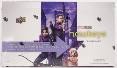 Marvel Studios Hawkeye Upper Deck 2023 Factory Sealed Hobby Box (15 Packs)