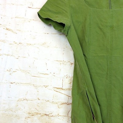 Uniqlo Dress Women XS Green Linen Blend Square Neck Short Sleeves Pockets Midi | eBay Uniqlo Dress Women XS Green Linen Blend Square Neck Short Sleeves Pockets Midi | eBay
