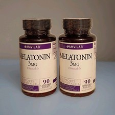 3mg Melatonin Fast Dissolve Tablets - Natural Sleep Aid, 90 Count