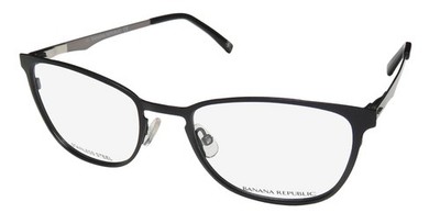 NEW BANANA REPUBLIC CARTER EYEGLASSES 0003 53-19-145 BLACK WOMENS OVAL METAL