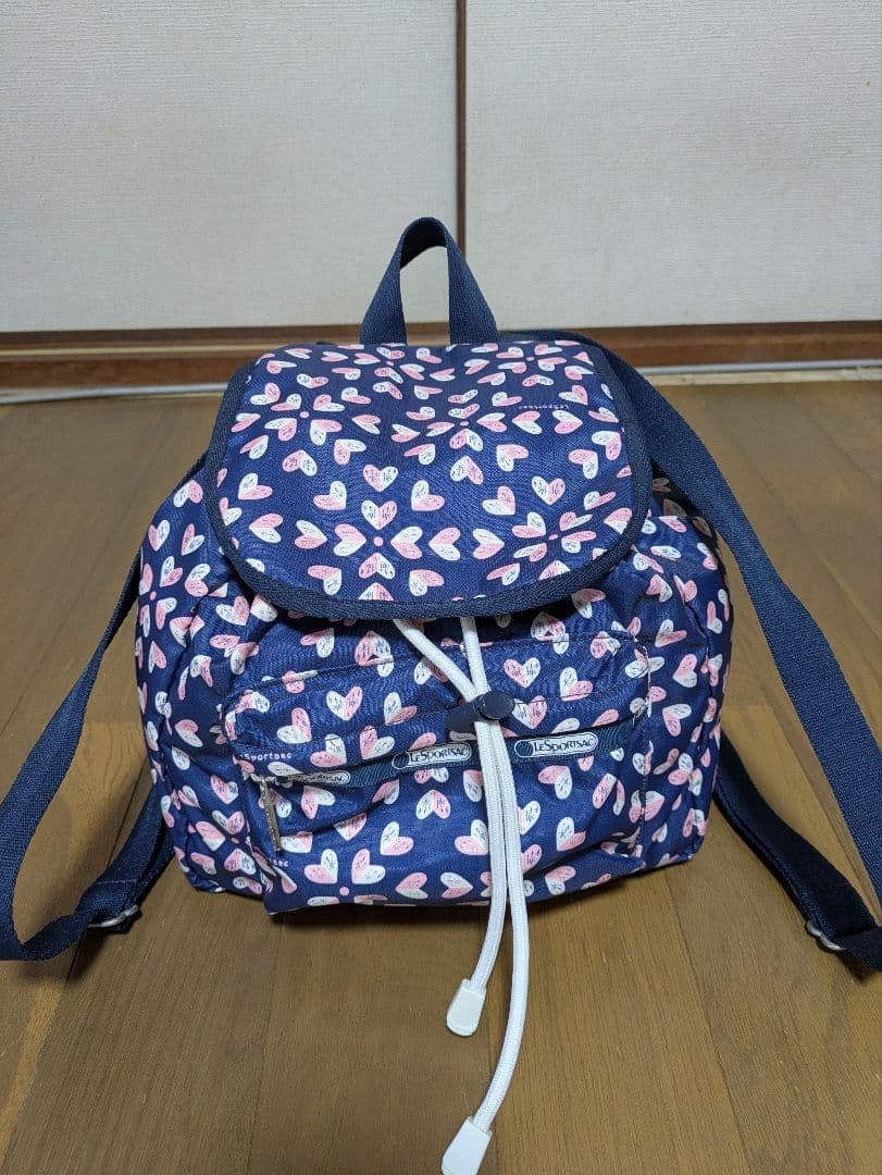 Lesportsac Heart Pattern Small Backpack - image 1