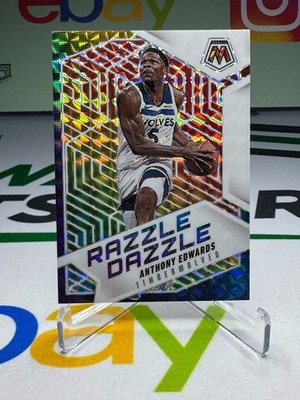 2024-25 Mosaic Anthony Edwards Razzle Dazzle SSP Case Hit Minnesota Timberwolves