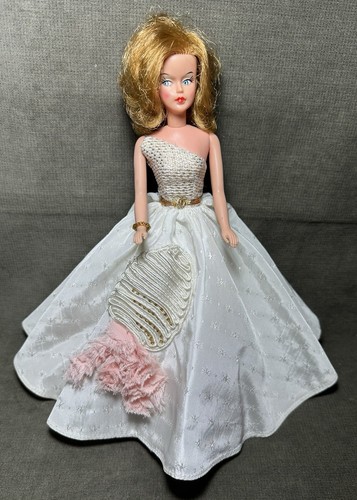 Vintage American Character Tressy Doll Red Blonde Grow Hair Gown No Key