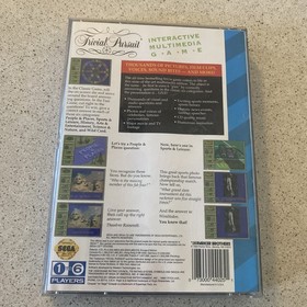 Trivial Pursuit (Sega CD, 1993) CIB Complete With Manual & Registration