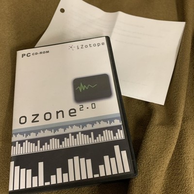 Ozone 2.0 Isotope Mastering Elements Audio Recording Software Vintage