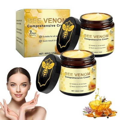 2PCS Bee Venom Comprehensive Cream Bee Venom Hydrating Moisturizing Cream
