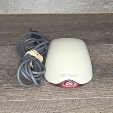 Vintage Microsoft Wheel Mouse Optical USB  PS/2 Compatible -Cleaned-Tested