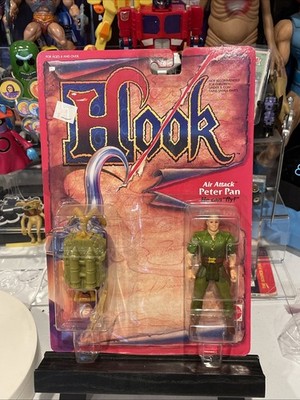 1991 Hook Movie Mattel AIR ATTACK PETER PAN 5'' Action Figure New On Card