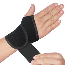 2 Pack Wrist Brace Wraps   Carpal Tunnel Support for Pain, Arthritis Relief