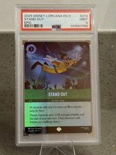 2025 DISNEY LORCANA EN 9-FABLED EPIC 213 STAND OUT PSA 9