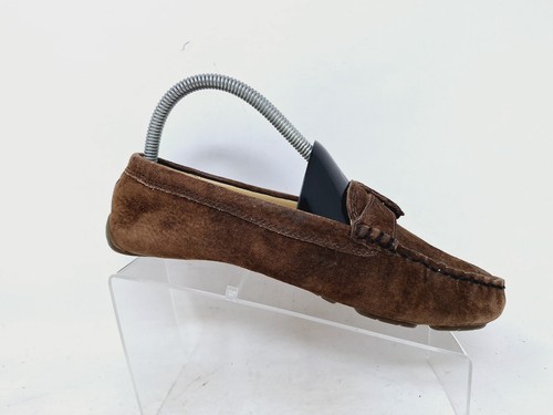 UGG Womens Thelma Sz 7 Slip On Loafers Moccasin Brown Leather Moc Toe Buckle - Picture 3 of 8