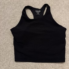 Old Navy Kids Active Tank Top Built In Bra Size 8 Black