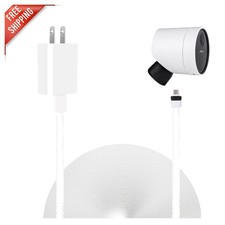 Weatherproof 33Ft Power Cable for SimpliSafe Outdoor Cameras - 5V/2A Adapter