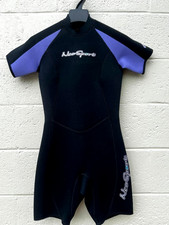NeoSport Womens 6 Wetsuit Shorty Short Sleeve Suit 2/0MM Scuba Diving Snorkeling