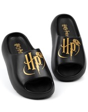 Harry Potter Black Logo Sliders Girls