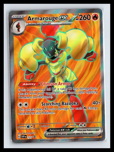 NM Armarouge ex Holo Scarlet & Violet Promo 125 P Pokemon