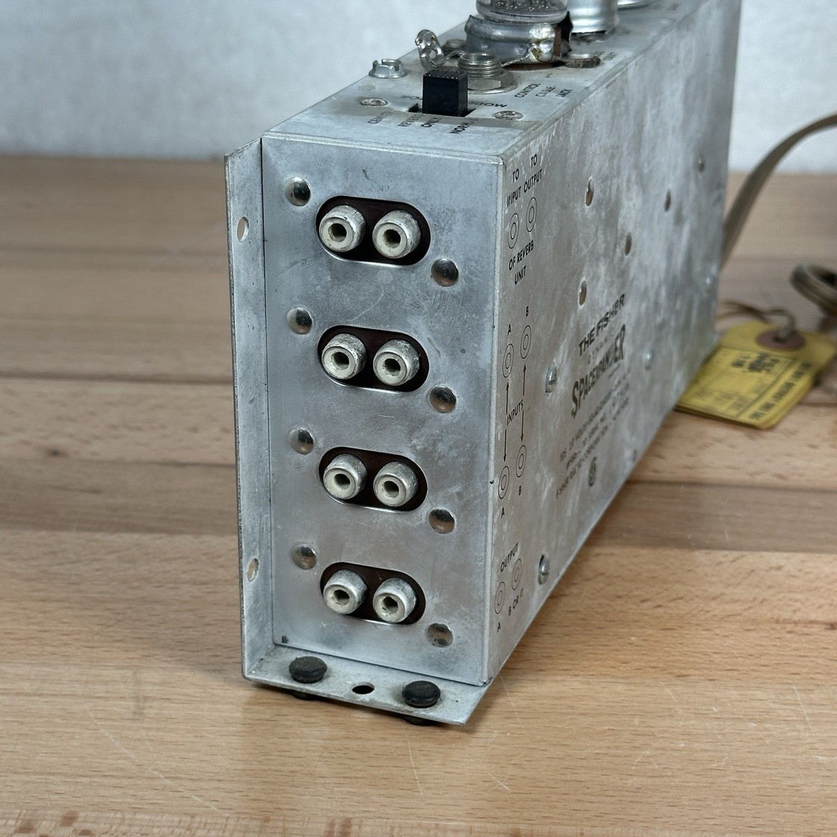 The Fisher Dynamic Spacexpander K-10 Tube Reverb Amplifier Unit