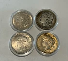 Peace And Morgan Dollar Lot Of 4 - (1900o , 1921 Morgan) (2x 1923 Peace)