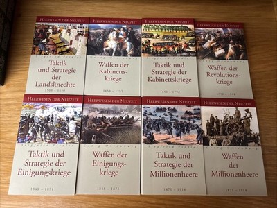 Heerwesen der Neuzeit 8 Bände