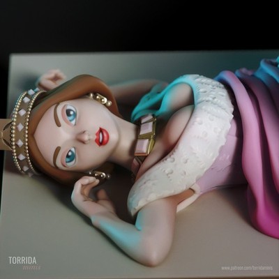 Artist Proof Commission Princess Victoria Fantasy Model Kit Queen Of England Fig