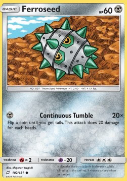 Pokémon Kastadur TEU-102 Common Deutsch Poor Reverse Holo