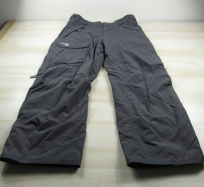 North Face Pants Mens Extra Large (Measured 34x30) Gray Hyvent Lined Insulated