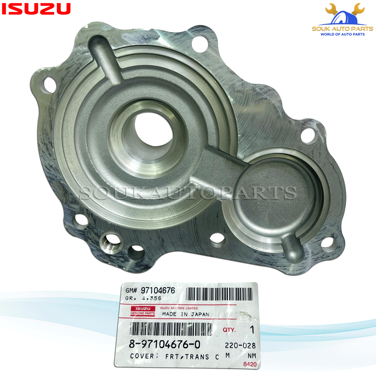 8-97104676-0 Genuine Isuzu COVER, FRT TRANSE 8971046760 OEM