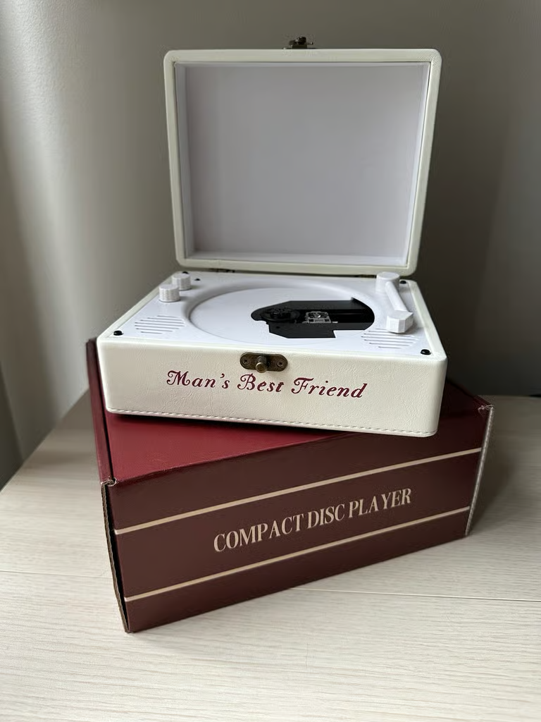NEW Sabrina Carpenter Man's Best Friend Retro CD Player IN HAND