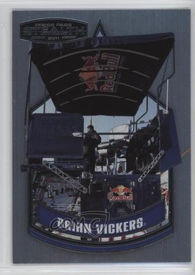 2011 Press Pass Stealth Command Center Brian Vickers #72 0s5