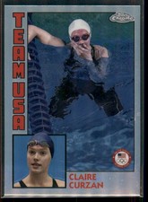2024 Topps Chrome U.S. Olympics & Paralympic Claire Curzan 1984 Topps #84T-15