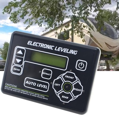 RV Ground Control Auto-Level Touchpad w/ Button for Lippert 5th Wheel 421484