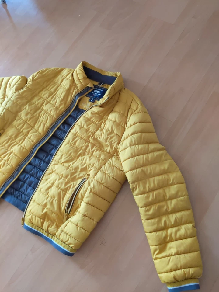 Herren Stepp Jacke Gr. XL von C&A (Nautical Edition) Ockergelb  - Bild 4 von 4