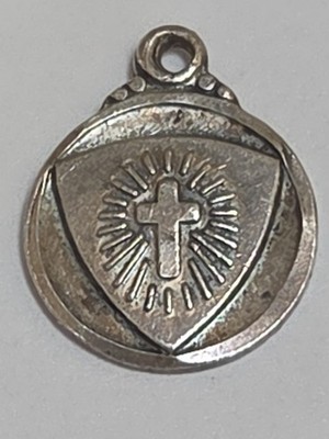 Sterling Silver ~ I Am a Methodist Round Pendant ~ Hayward QUALITY ~ VINTAGE