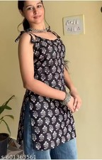 Daily wear kurti/casual/Women's Latest Floral Printed short Kurti new collection