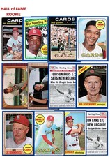 ST. LOUIS CARDINALS 57 Baseball Card Lot 1950s 1960s 1970s+ 1971 Simmons RC 117