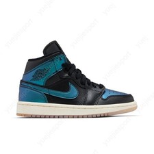 Jordan 1 Mid Metallic Turquoise W for sale | eBay