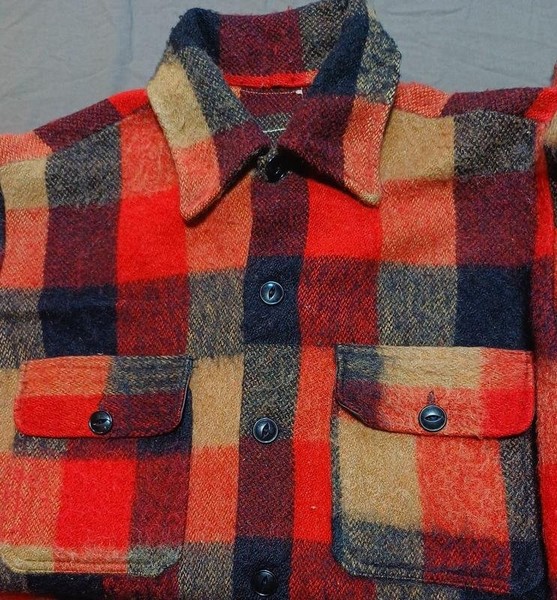 Herren Johnson Wolljacke Rot Wolle 38 / M / 46
